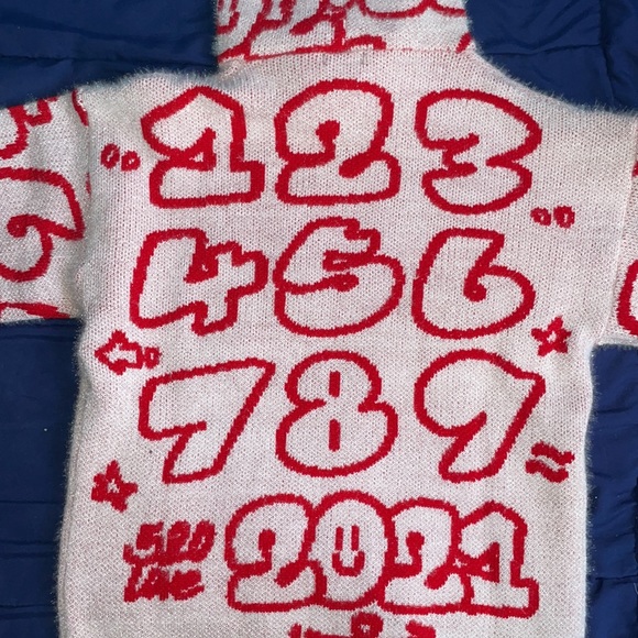 ROMWE Men Cartoon & Letter Pattern Hooded Sweater WORN BY RICCHIEMONEY - Picture 7 of 7